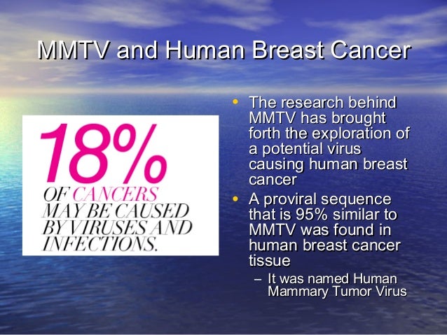virus and breast cancer Virus and breast cancer
